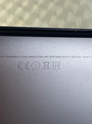 MacBook PRO A1708