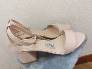 Tacones Maria Isis Beige Tacón Medio