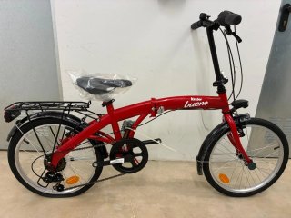 Bicicleta Plegable Kinder Bueno Roja