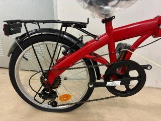 Bicicleta Plegable Kinder Bueno Roja