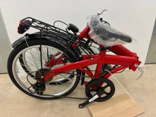 Bicicleta Plegable Kinder Bueno Roja