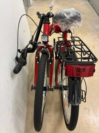 Bicicleta Plegable Kinder Bueno Roja