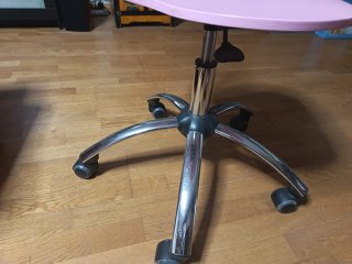 Silla infantil escritorio regulable rosa