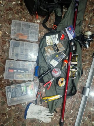 Kit de pesca Caperlan.