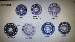 Rueda completa 155/70 R13 Ataque tipo SEAT
