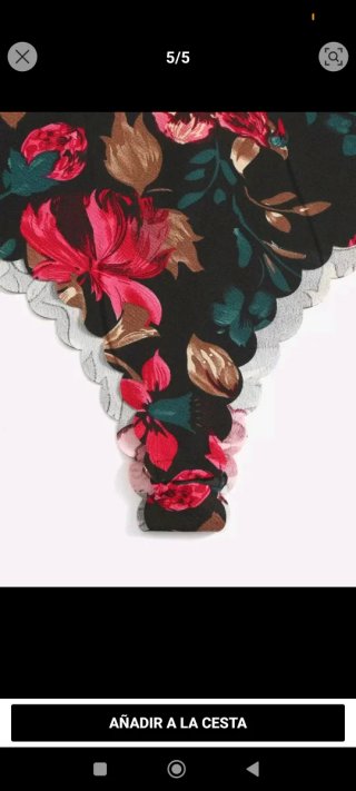 Conjunto floral body y pantalón campana