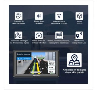 Navegador GPS AWESAFE Bluetooth 7