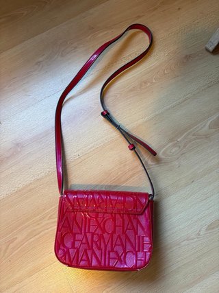 Bolso Armani Exchange Rojo Charol