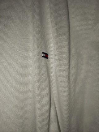 Camisa Tommy Hilfiger Blanca Manga Larga Hombre