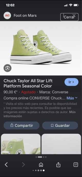Converse Chuck Taylor Verde Pistacho