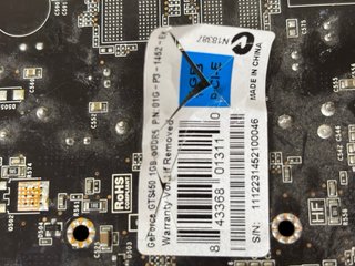 GeForce GTS 450 1gb Tarjeta Gráfica
