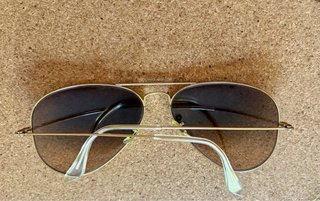 Gafas de sol Ray-Ban Aviator Doradas Marrones