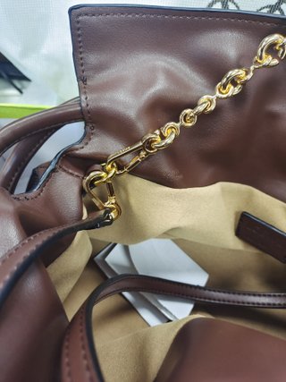 Bolso Loewe Flamenco Piel Napa Marrón