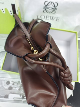 Bolso Loewe Flamenco Piel Napa Marrón