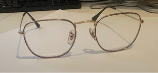 Gafas de ver Ray Ban doradas y carey