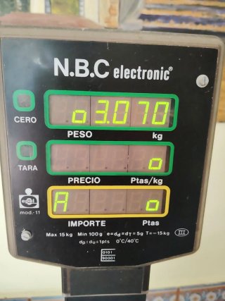 Báscula Electrónica N.B.C.