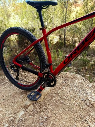Bicicleta MTB Roja