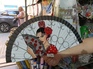 Abanico Flamenco Español