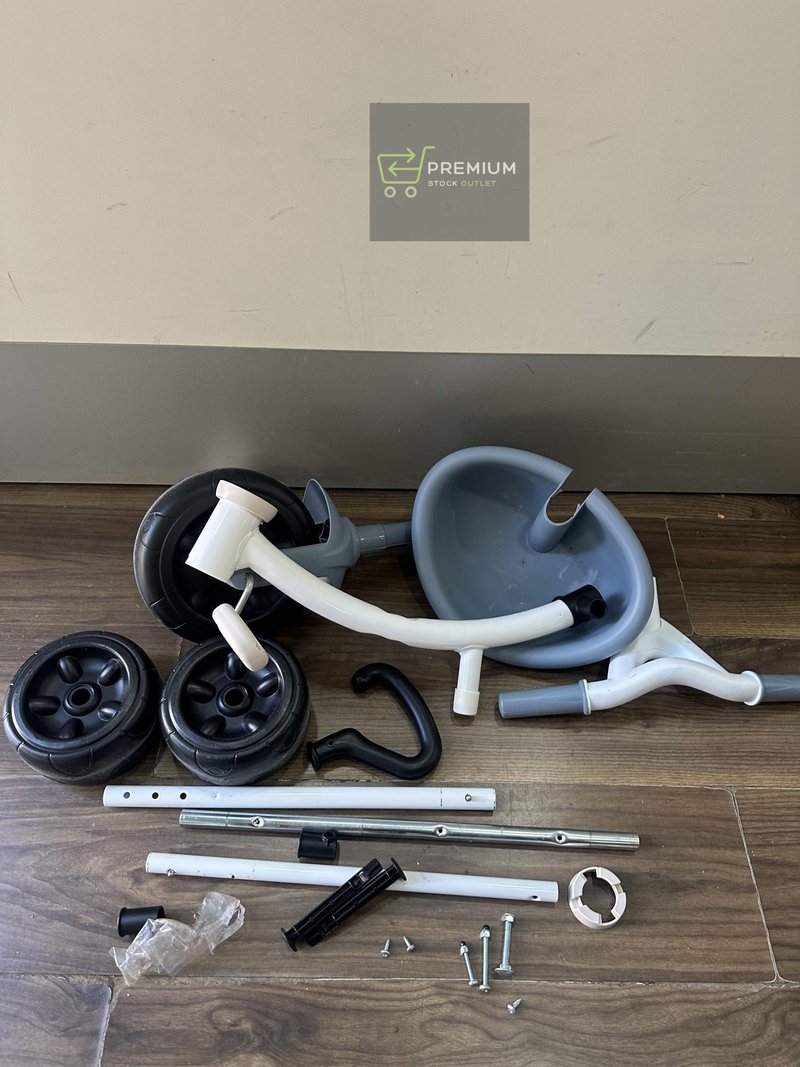 Triciclo Evolutivo Smoby Be Fun Azul – 2 En 1 Con Barra Parental Regulable – Cinturón De Seguridad Y Volquete – Desde 15 Meses