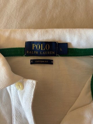 Polo Ralph Lauren Talla L Blanco y Azul