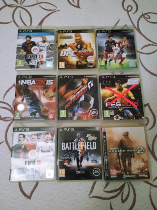 Pack 9 Juegos PS3