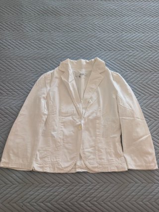 Chaqueta americana blanca Zara
