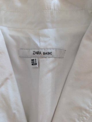 Chaqueta americana blanca Zara