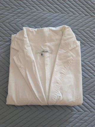 Chaqueta americana blanca Zara