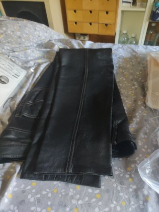Pantalón de cuero Carlos negro