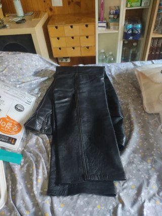 Pantalón de cuero Carlos negro