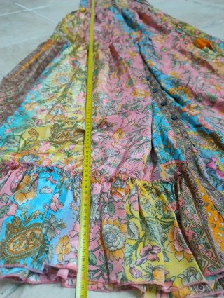 Vestito Lungo Boho Stile Indiano