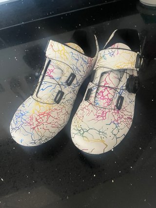 Zapatillas Ciclismo Blancas T 39