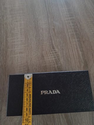 Custodia occhiali Prada, scatola e sacchetto