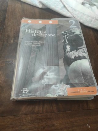 Historia de España segundo curso de Bacharelato