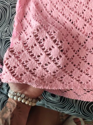 Conjunto de punto rosa