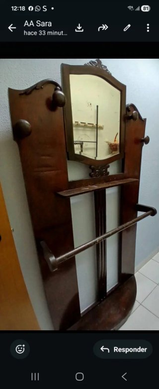 Bastonera antigua S.XIX para restaurar