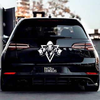 Pegatina/vinilo MadHouse hardcore para Coche/Moto