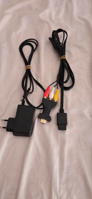 Super Nintendo Original + Mando + Cables