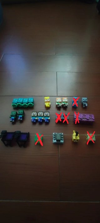 Figuras Minecraft Coleccionables