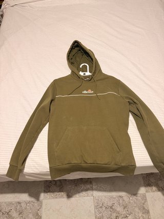 Sudadera con capucha Ellesse verde oliva