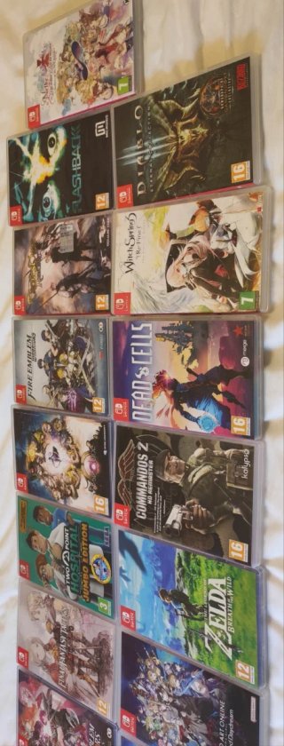Cajas/Carátulas 15 Juegos Nintendo Switch