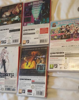 Cajas/Carátulas 15 Juegos Nintendo Switch