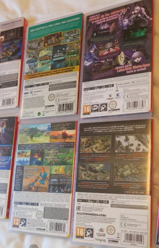 Cajas/Carátulas 15 Juegos Nintendo Switch