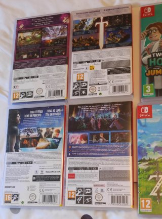 Cajas/Carátulas 15 Juegos Nintendo Switch
