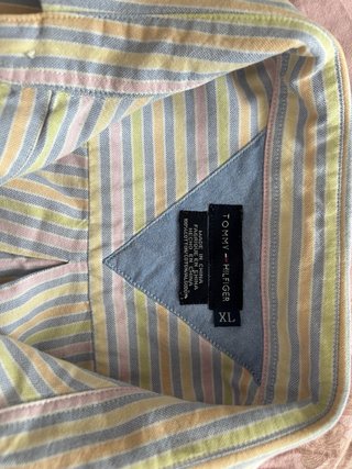 Camisa Tommy Hilfiger Rayas Multicolor