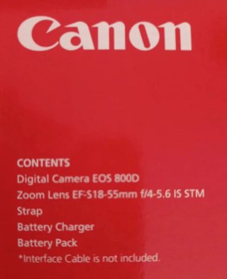 Camara fotos Canon EOS 800D Cámara Digital Complet
