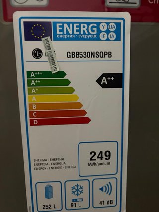 Nevera LG GBB530NSQPB No Frost Inverter