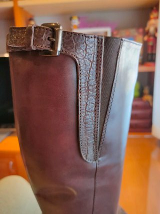 Botas altas piel mujer talla 38. Sin estrenar