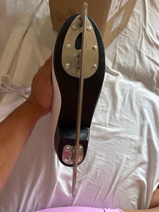 Pattini di ghiaccio bianchi taglia 41