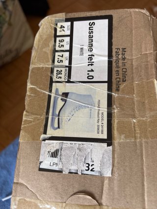 Pattini di ghiaccio bianchi taglia 41